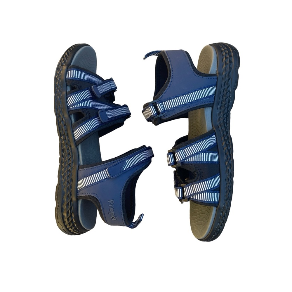 NEW Propet Women's Size 8.5 TravelActiv Adventure Strappy Sandals Navy Casual - Picture 6 of 11
